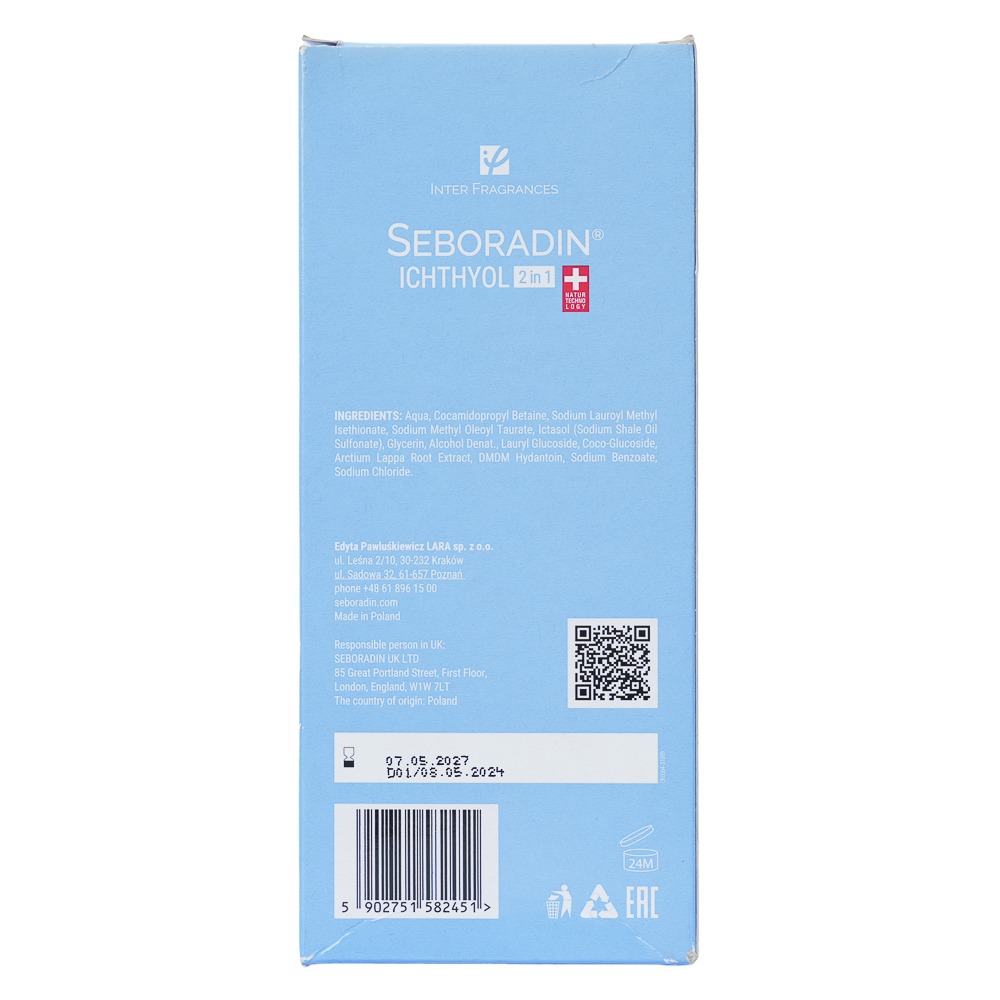 Seboradin Ichthyol Shampoo & Body Wash 200ML